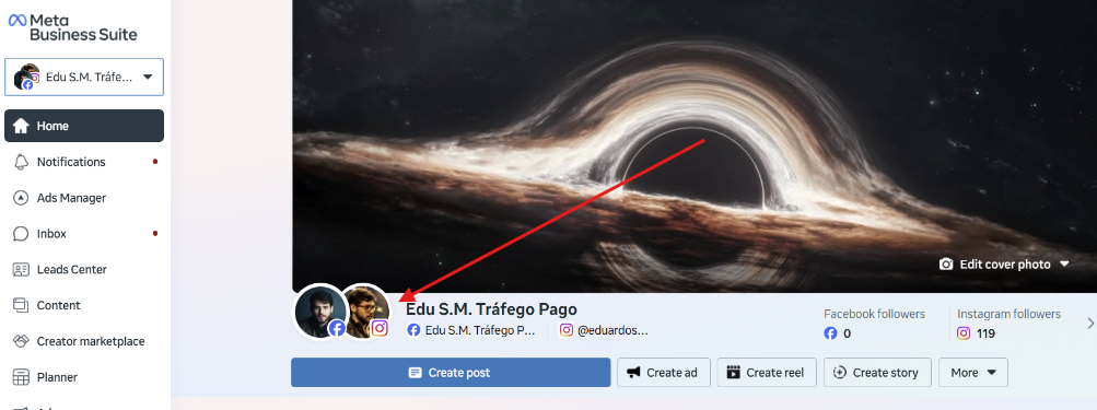 Configuração do Meta Business Suite para anunciar no instagram