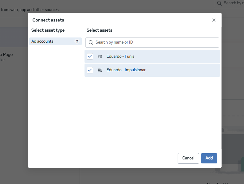 como atribuir pixel do seu site às contas de anúncios
